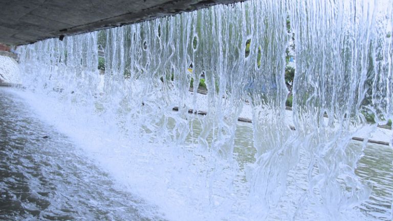 geklärtes Wasser